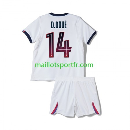 Maillot de Foot Paris Saint Germain Desire Doue 14 Enfant Exterieur 2026/27